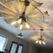 Windmill Chandelier Farmhouse Lighting Fixture - Sweatfully