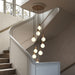 Nine Pendant in Oak + Sphere IV - Sweatfully