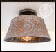 Ornate Copper Ceiling Light - Sweatfully