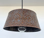 Ornate Copper Pendant Light Fixture - Sweatfully