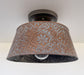 Ornate Copper Ceiling Light - Sweatfully