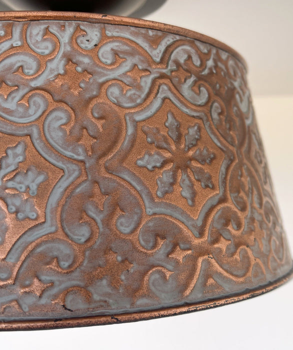 Ornate Copper Ceiling Light - Sweatfully
