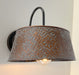 Ornate Copper Wall Sconce Light Fixture - Sweatfully