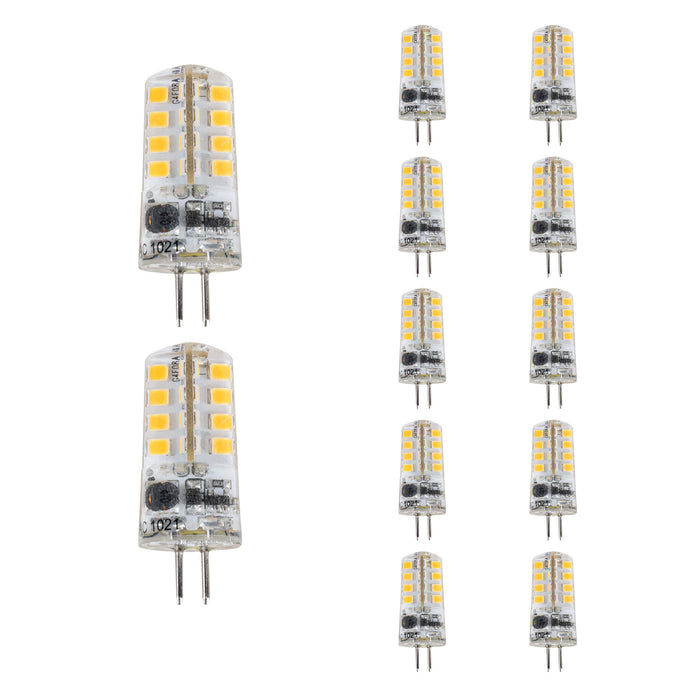 Gardenreet G4 LED Bulbs JC Bi-Pin Base Light Bulbs 3W AC/DC 12V 20W-30W T3 Halogen Bulb Replacement Landscape Bulbs(2700/3000/4000/5000K) - Sweatfully