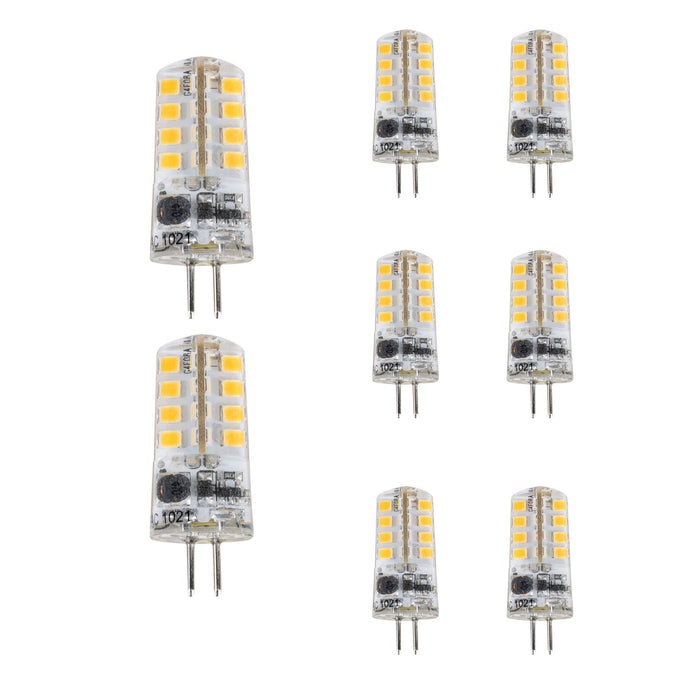 Gardenreet G4 LED Bulbs JC Bi-Pin Base Light Bulbs 3W AC/DC 12V 20W-30W T3 Halogen Bulb Replacement Landscape Bulbs(2700/3000/4000/5000K) - Sweatfully