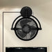 13" Industrial Bathroom Ceiling Fan with Pull Chain - Sweatfully