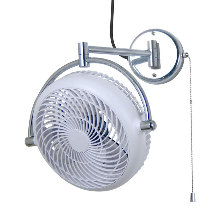 13" Industrial Bathroom Ceiling Fan with Pull Chain - Sweatfully
