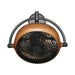 13" Industrial Bathroom Ceiling Fan with Pull Chain - Sweatfully