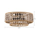 Farmhouse 3-Light Wood Beaded Flush Mount Ceiling Lights - Sweatfully