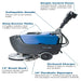 Powr-Flite Predator 14" Battery Automatic Floor Scrubber - Sweatfully