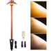 Gardenreet Solid Brass Low Voltage Landscape Pathway Light, LED Outdoor Accent Path and Area Light(Hat 2401) - Sweatfully