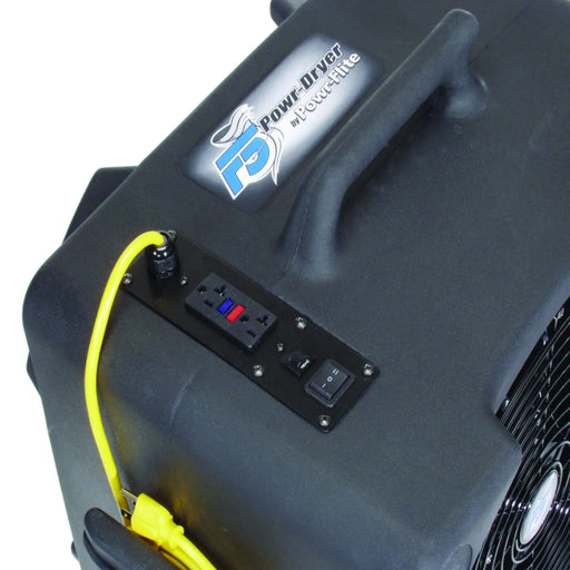 Powr-Flite F5 Axial Fan / Air Mover with Handle and Wheels - Sweatfully