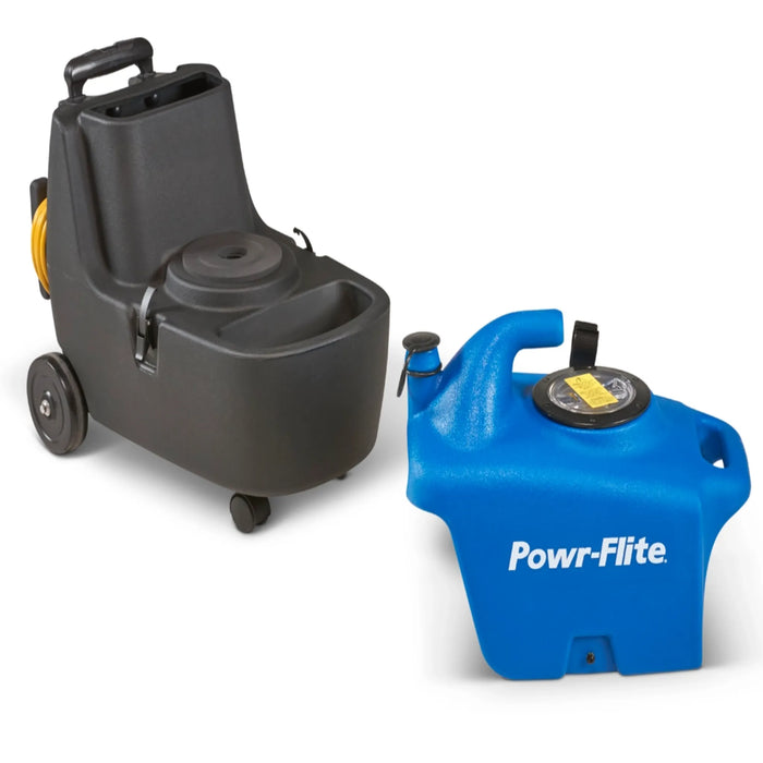 Powr-Flite Photon 3.5-Gallon Portable Carpet Spotter with Stretch Hose - Sweatfully