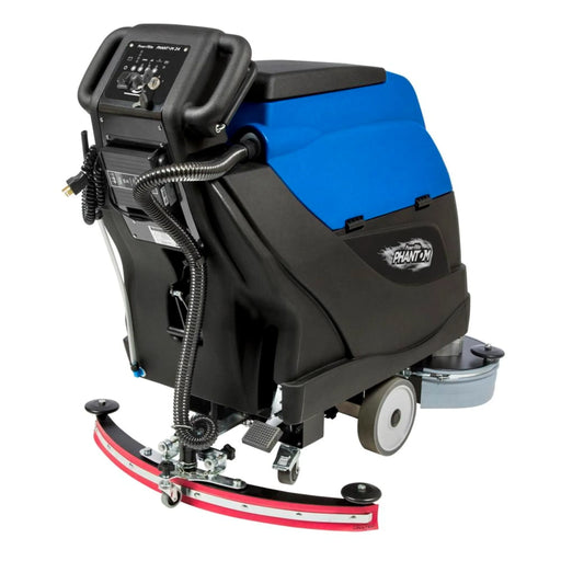Powr-Flite Phantom Traction-Drive 24" Floor Scrubber - Sweatfully