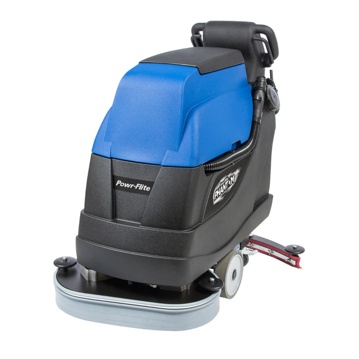 Powr-Flite Phantom Traction-Drive 24" Floor Scrubber - Sweatfully