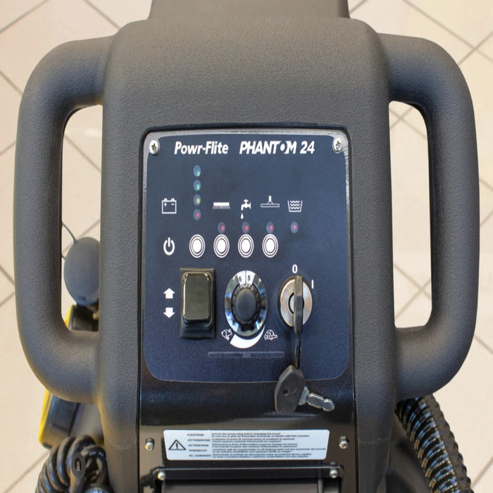 Powr-Flite Phantom Traction-Drive 24" Floor Scrubber - Sweatfully