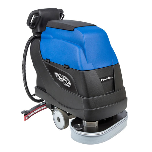 Powr-Flite Phantom Traction-Drive 24" Floor Scrubber - Sweatfully