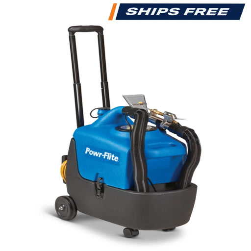 Powr-Flite Photon 3.5-Gallon Portable Carpet Spotter with Stretch Hose - Sweatfully