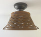 Pierced Barn Metal Farmhouse Ceiling Light - Sweatfully