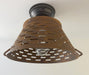 Pierced Barn Metal Farmhouse Ceiling Light - Sweatfully