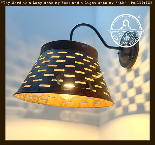 Galvanized Farmhouse Wall Sconce - Sweatfully