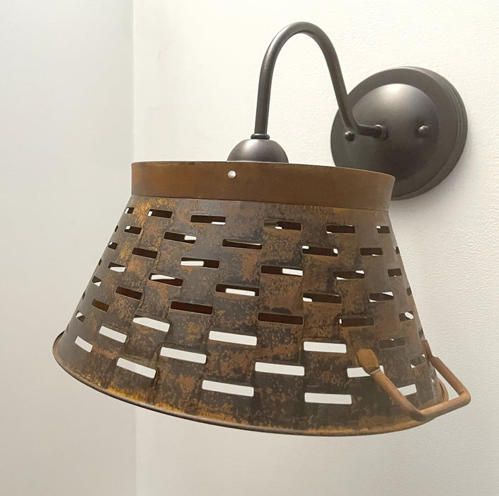 Galvanized Farmhouse Wall Sconce - Sweatfully