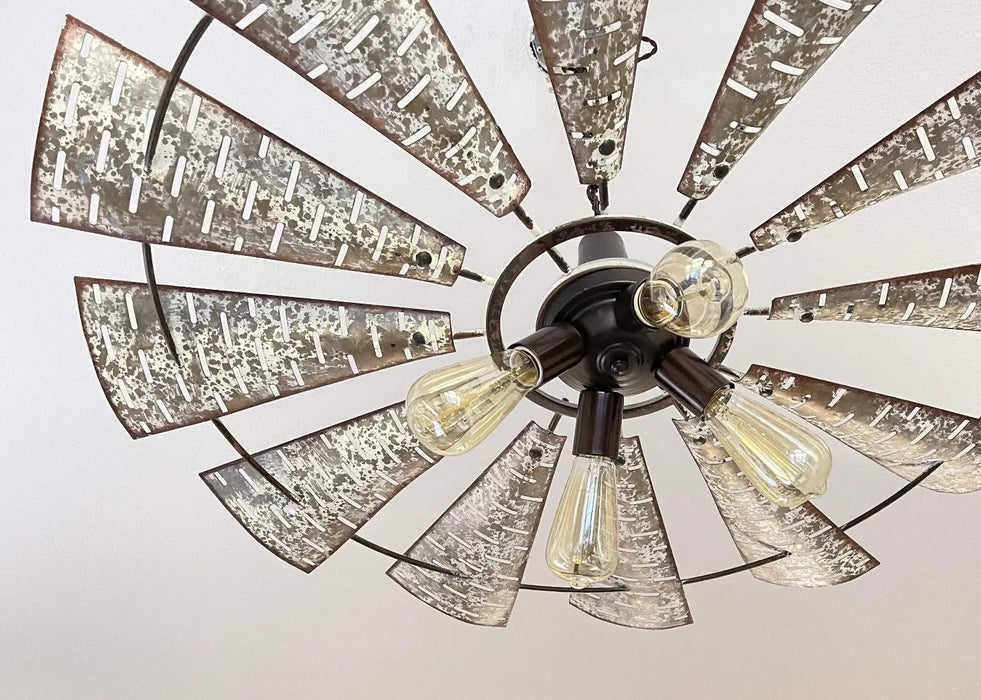 Windmill Light Fixture Farmhouse Ceiling Flush Mount - Sweatfully
