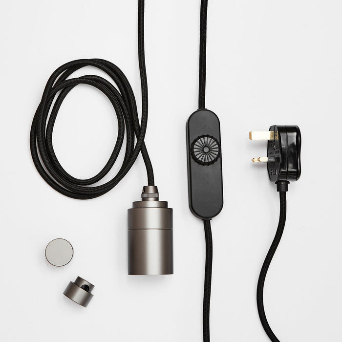 Enno Plug-In Pendant in Graphite - Sweatfully