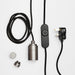 Enno Plug-In Pendant in Graphite - Sweatfully
