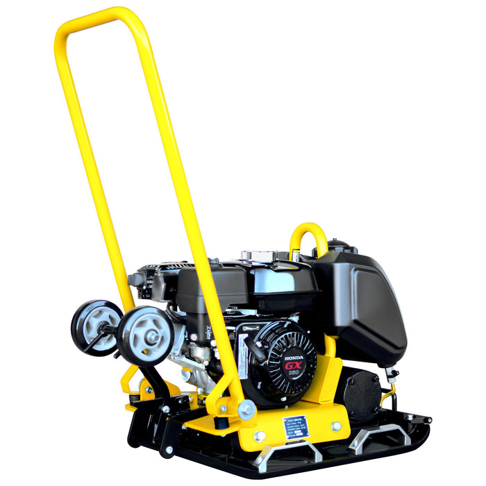 5.5 HP Honda Vibratory Plate Compactor 23x17" for Soil Asphalt Paver Compaction - Sweatfully