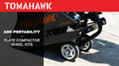 5.5 HP Honda Vibratory Plate Compactor Tamper for Ground, Gravel, Dirt, Asphalt, Compaction - Sweatfully