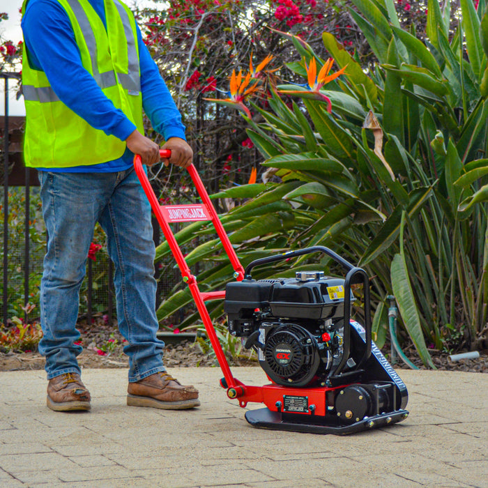 5.5 HP Honda Vibratory Plate Compactor for Soil Compaction Tamper 3 Year Warranty - Sweatfully