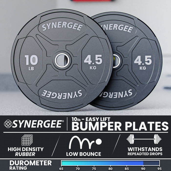 Synergee EZ Grip Bumper Plates - Sweatfully