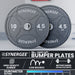 Synergee EZ Grip Bumper Plates - Sweatfully