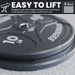 Synergee EZ Grip Bumper Plates - Sweatfully