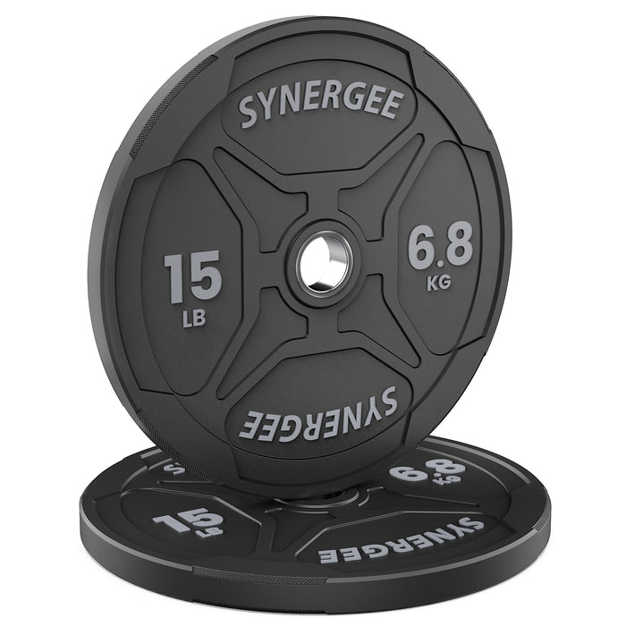 Synergee EZ Grip Bumper Plates - Sweatfully
