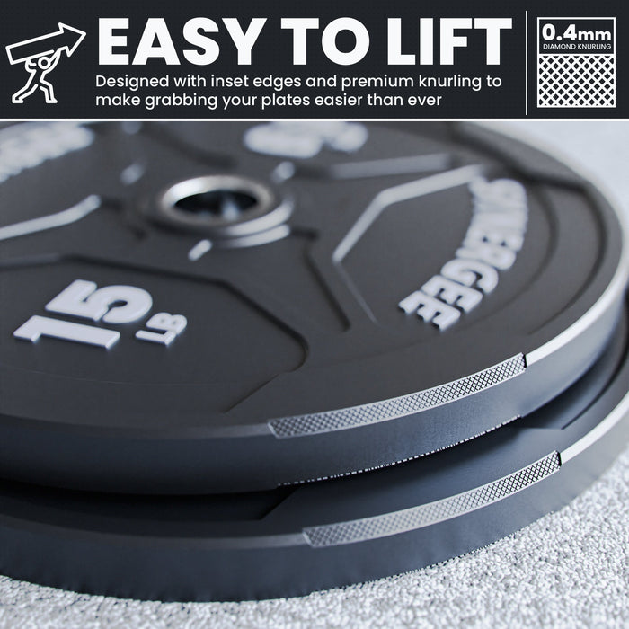 Synergee EZ Grip Bumper Plates - Sweatfully