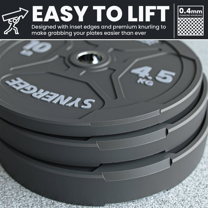 Synergee EZ Grip Bumper Plates - Sweatfully