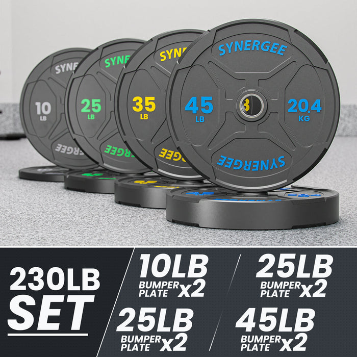 Synergee EZ Grip Bumper Plates - Sweatfully