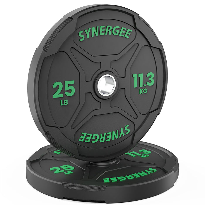 Synergee EZ Grip Bumper Plates - Sweatfully