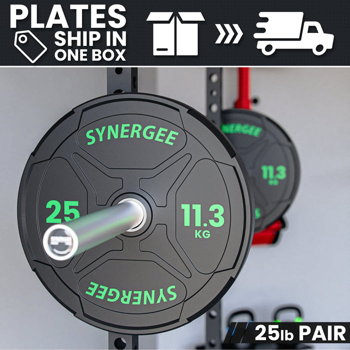 Synergee EZ Grip Bumper Plates - Sweatfully