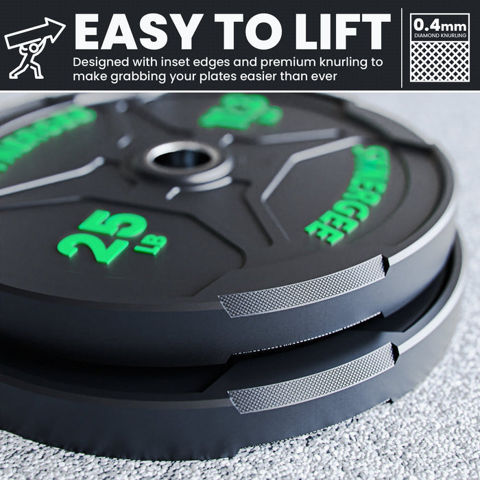 Synergee EZ Grip Bumper Plates - Sweatfully