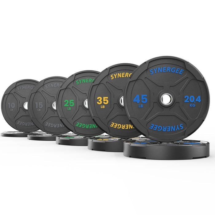 Synergee EZ Grip Bumper Plates - Sweatfully