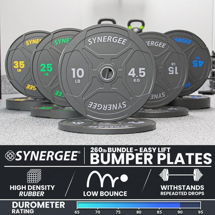 Synergee EZ Grip Bumper Plates - Sweatfully