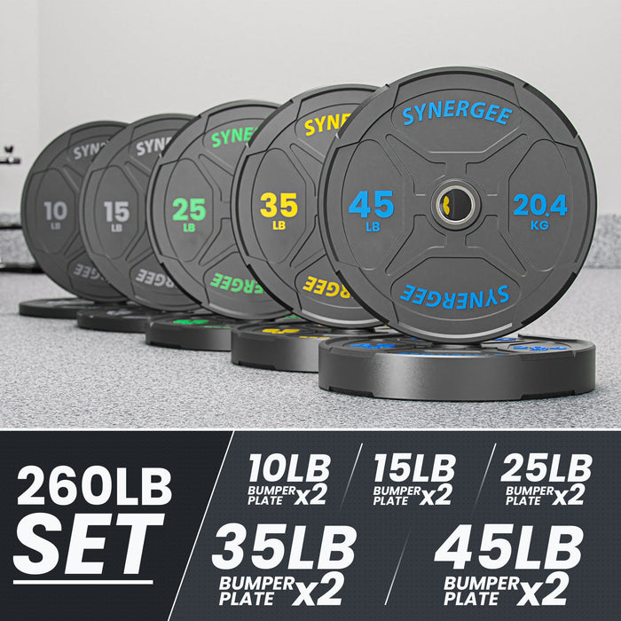 Synergee EZ Grip Bumper Plates - Sweatfully