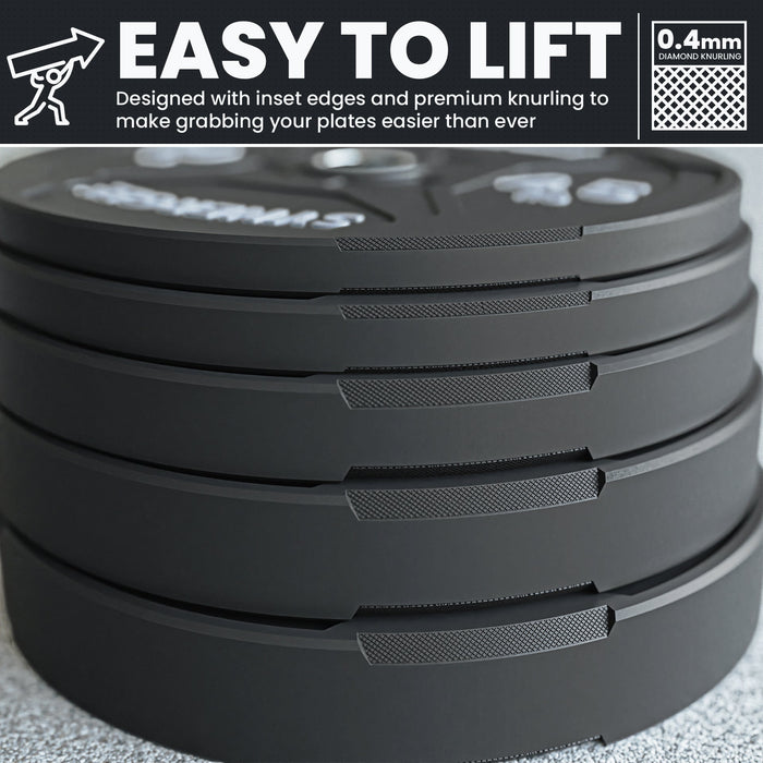 Synergee EZ Grip Bumper Plates - Sweatfully