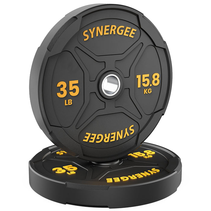 Synergee EZ Grip Bumper Plates - Sweatfully