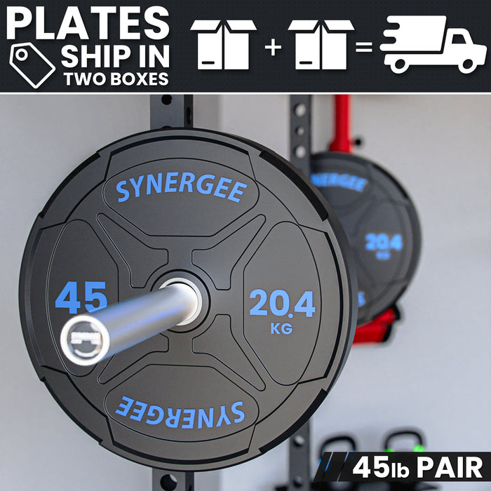 Synergee EZ Grip Bumper Plates - Sweatfully