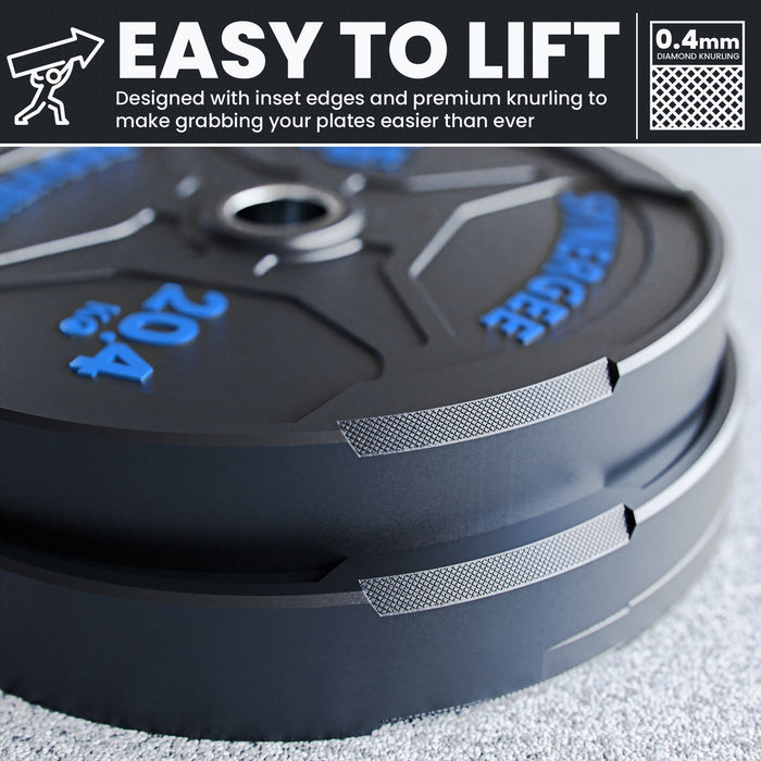 Synergee EZ Grip Bumper Plates - Sweatfully