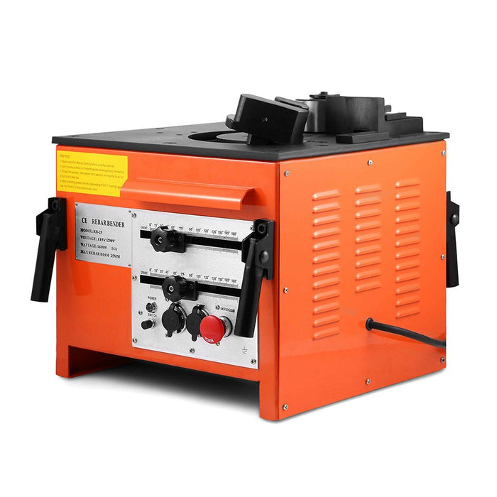 Portable Electric 1 Inch Rebar Metal Conduit Pipe Tube Bender W/ Foot Switch (96712584) - Sweatfully